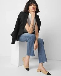 Sleeveless Mockneck Shell Top