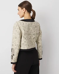 Embellished Jacquard Jacket