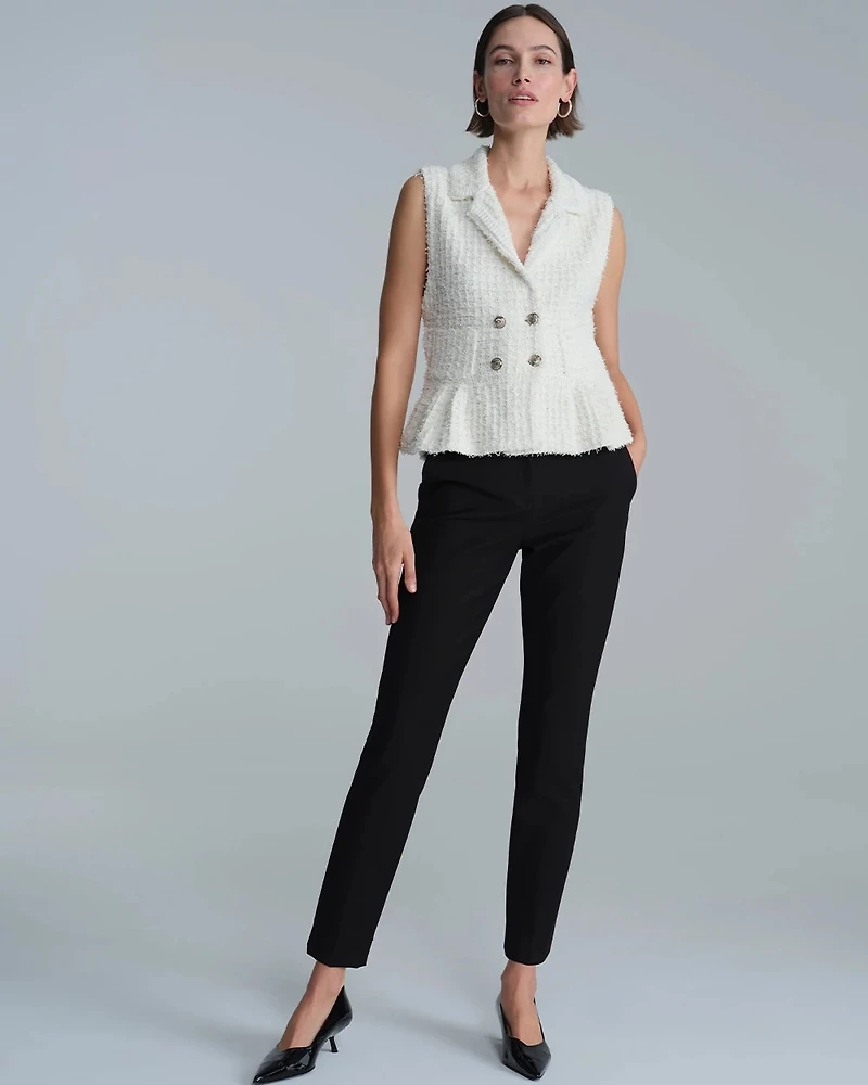 Double-Breasted Sweater Vest