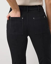 Mid-Rise Pret Crop Pant