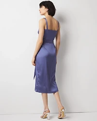Drape Front Wrap Dress