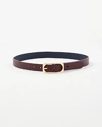 Reversible Faux Leather Pant Belt
