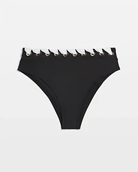 Grommet Lace-Up Bottom