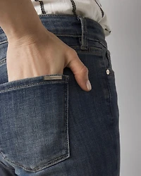 Curvy Mid-Rise Bootcut Jeans