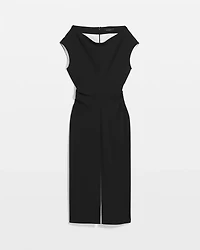 Off-The-Shoulder Midi Dress