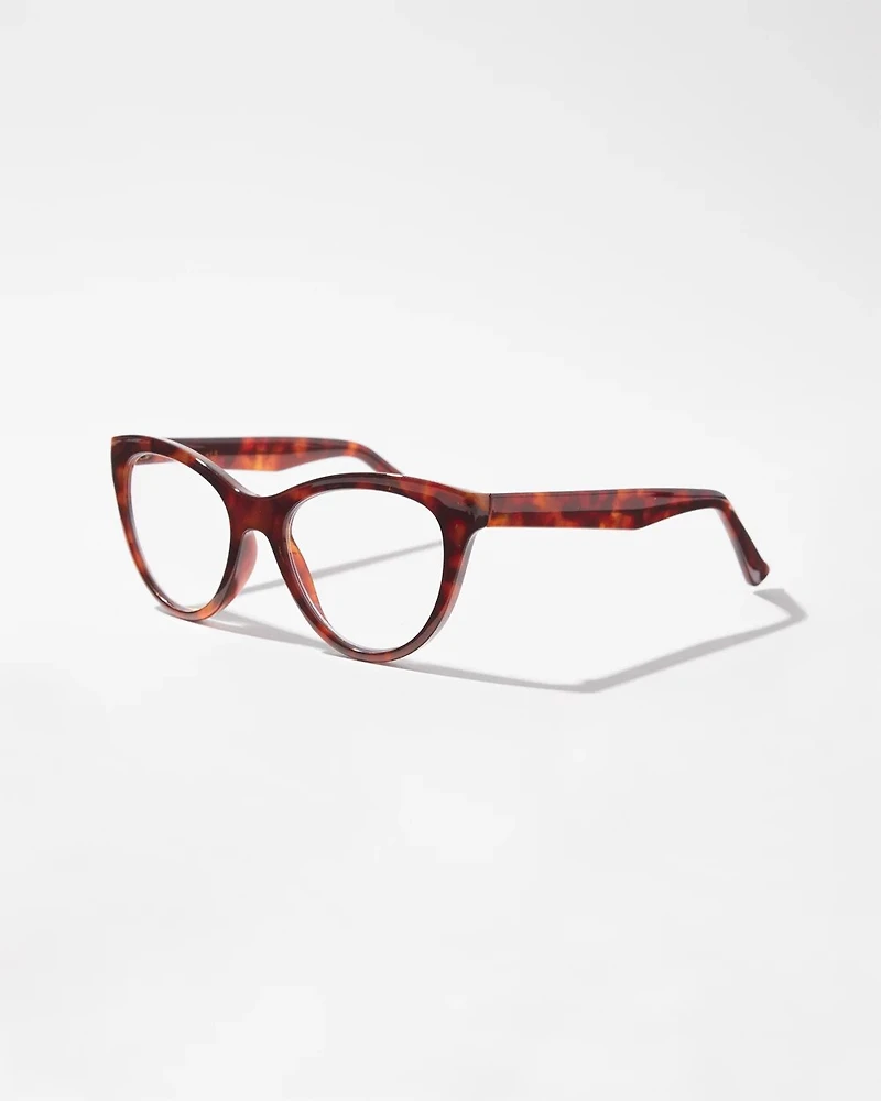 Tortoise Cat Eye Reading Glasses
