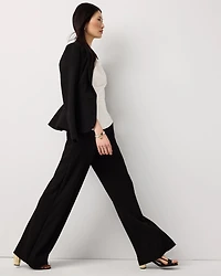 Knit Crepe Pull-On Wide Leg Pant