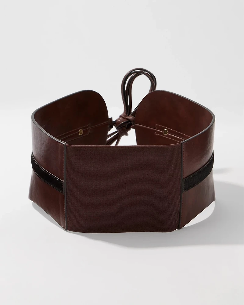 Tie-Front Corset Belt
