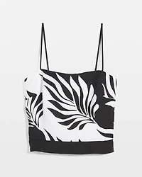 Petite Linen-Blend Bustier