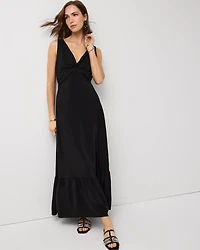 Tie-Back Maxi Dress