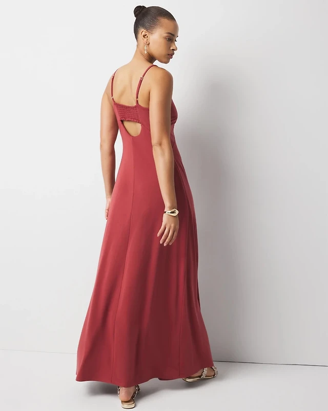 BHLDN Saige Long-Sleeve Turtleneck Sheer Lace Jersey Maxi Dress at  MarketFair Shoppes in Princeton, NJ