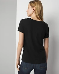 Cotton Modal V-Neck Tee