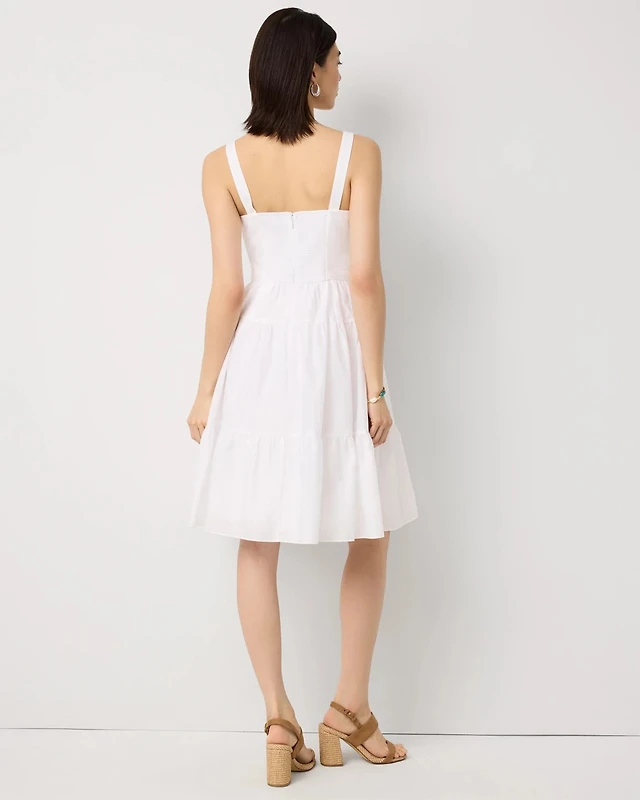 white house black market white dress Square Neck Sheath Its also sleeveless White House Black Market Skirt
