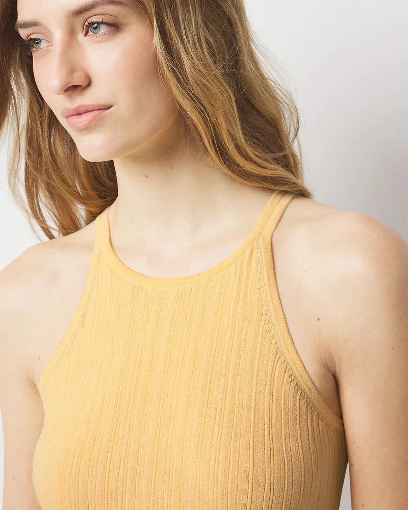 Halter Sweater Dress