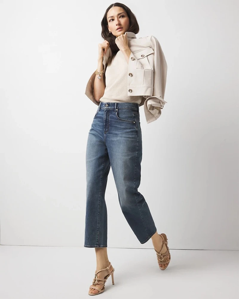 Petite Extra High-Rise Barrel Jean