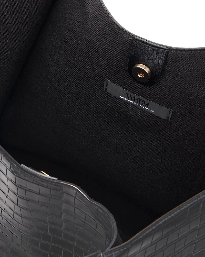 Faux Croc Tote Bag