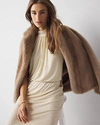 Embellished Blouson Mini Dress