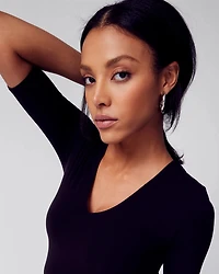 WHBM® FORME Elbow-Sleeve Top