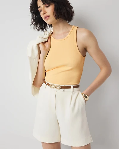 WHBM FORME™ Ribbed Stretch Tank