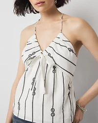 Tie-Front Halter Top