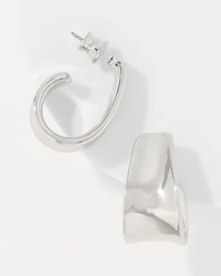 Sculptural Hoop Earrings