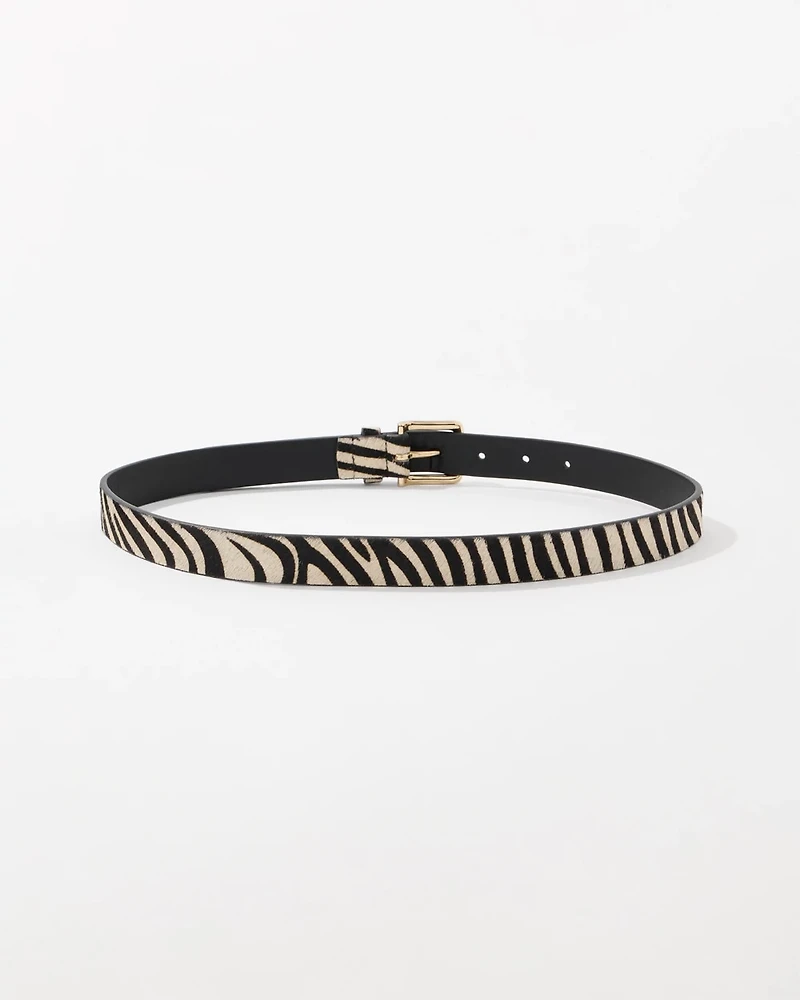 Zebra Pant Belt
