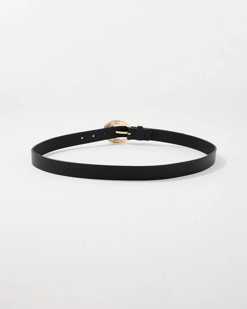 Mixed Metal Denim Belt