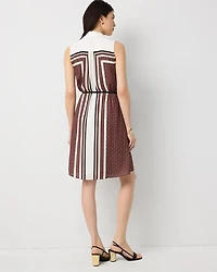 Sleeveless Shirt Dress