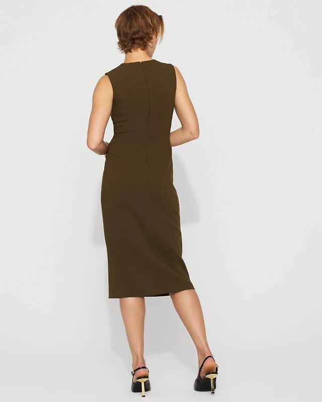 built in bra midi dress Side Hustle Midi Dress with Built-in Bra Red from Skivys exclusive at