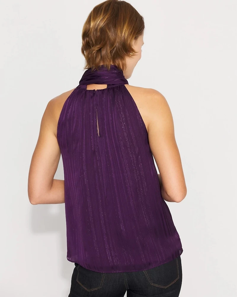 Tie Neck Halter Top