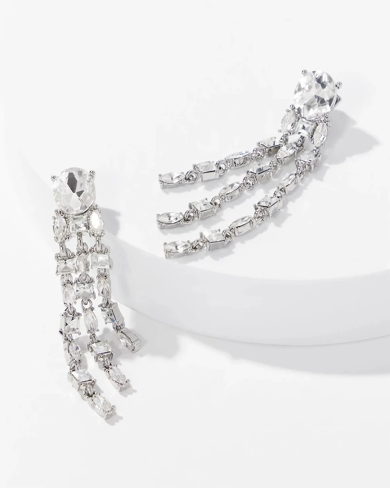 Crystal Fringe Earrings
