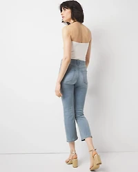 High-Rise Double Pocket Kick Flare Jean