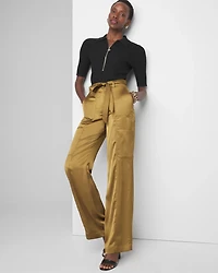 Elbow-Sleeve Ribbed Half-Zip Pullover