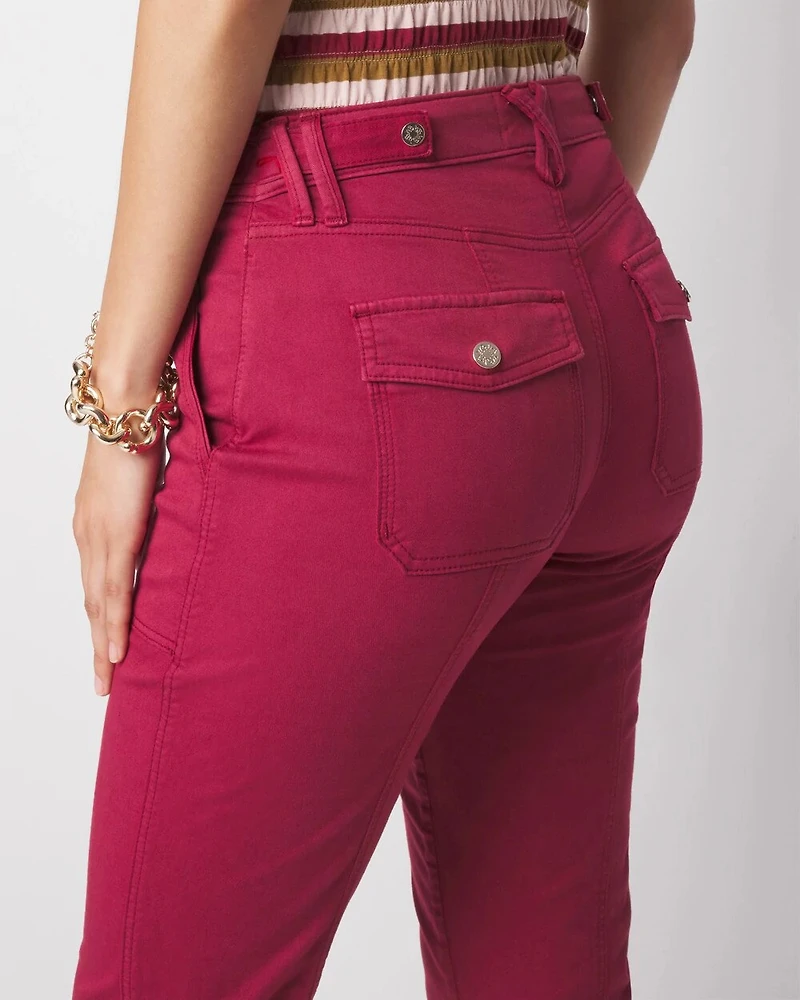 Mid-Rise Pret-A-Pedi Straight Crop Pants