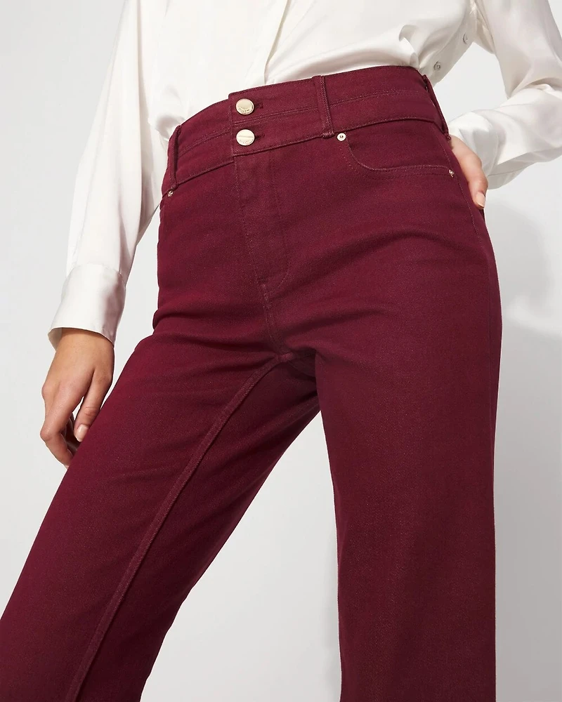 Extra High-Rise Double-Waist Trouser Jean
