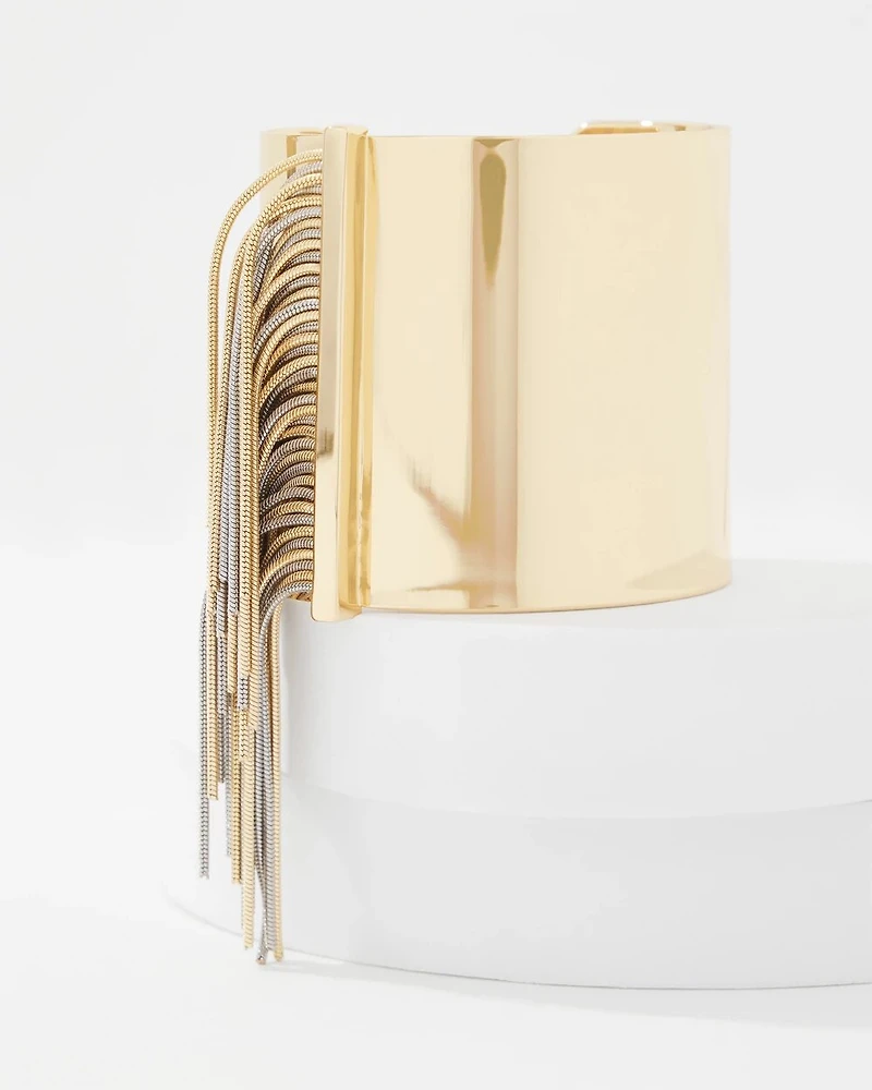 Fringe Cuff Bracelet