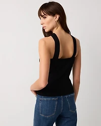 Bow Detail Knit Halter Top