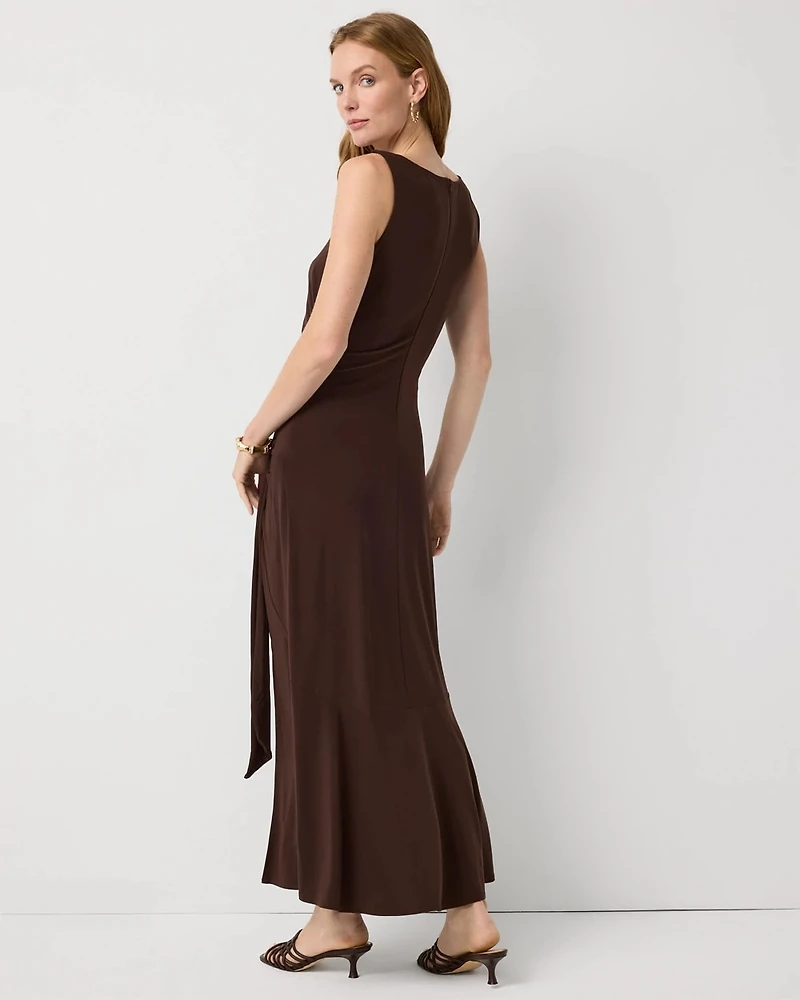 Sarong Midi Dress