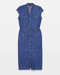 Button-Down Midi Dress