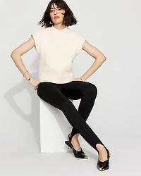 Petite Mock Neck Sweater Vest