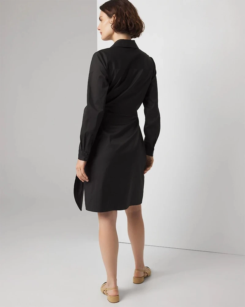 Long Sleeve Wrap Dress
