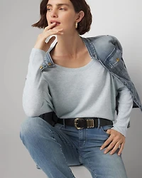 Long Sleeve Ribbed Tunic