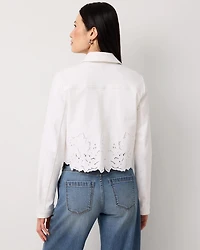 Cutwork Denim Jacket