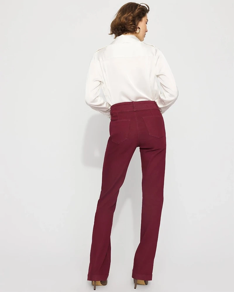 Extra High-Rise Double-Waist Trouser Jean