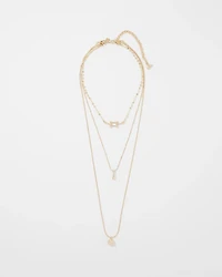Ball Chain + Pavé Convertible Necklace