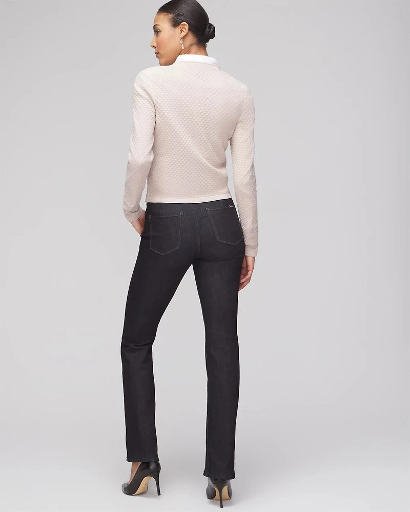 Novelty Stitch Crew Cardigan