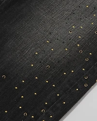 High-Rise Embellished Slim Ankle Jeans