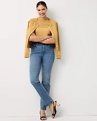 Metallic Knit Halter Top