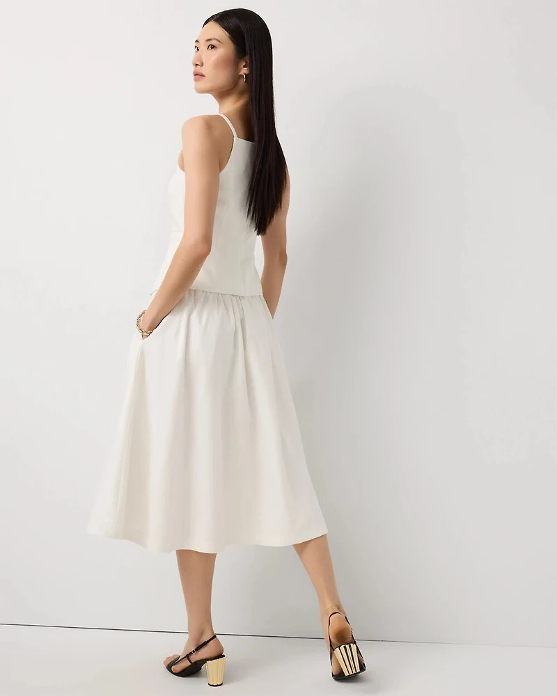 A-line Midi Skirt