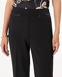 Knit Crepe High-Rise Riley Trouser